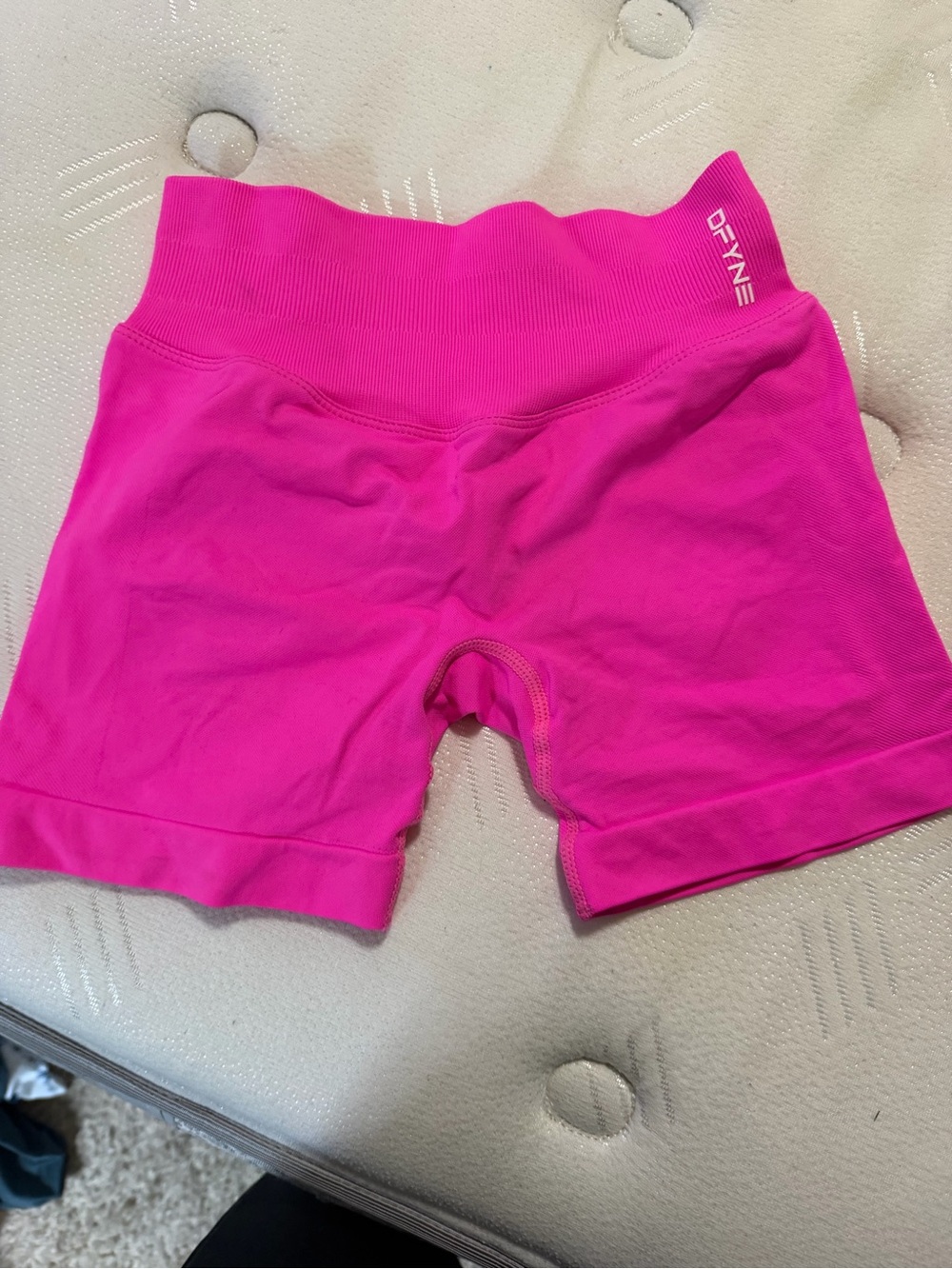 DFYNE impact bright fuschia shorts